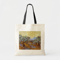 Vincent van Gogh - Olive Trees, Yellow Sky and Sun