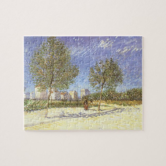 Vincent van Gogh - On the Outskirts of Paris Jigsaw Puzzle (Horizontal)