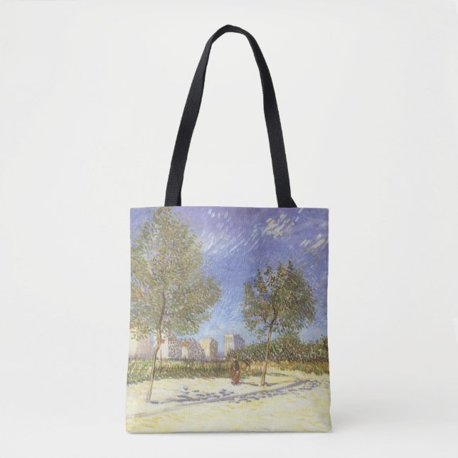 Vincent van Gogh - On the Outskirts of Paris Tote Bag (Front)