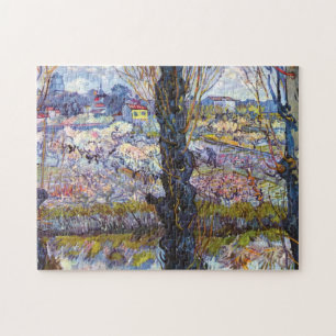 Vincent Van Gogh – Orchard In Bloom With Poplars Jigsaw Puzzle