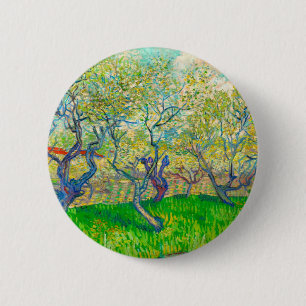 Vincent van Gogh Orchard in Blossom 6 Cm Round Badge
