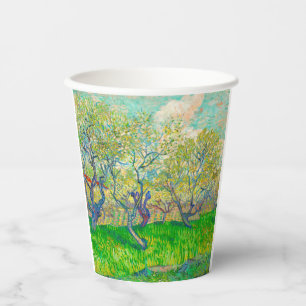 Vincent van Gogh Orchard in Blossom Paper Cups