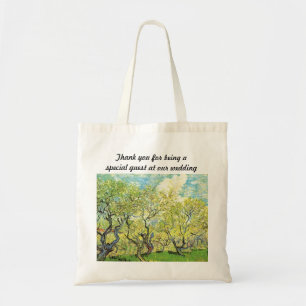 Vincent van Gogh,Orchard in Blossom Tote Bag