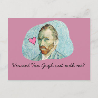 Vincent Van Gogh out with me card
