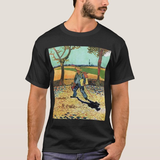 Vincent Van Gogh - Painter On His Way To Work T-Shirt (Front)