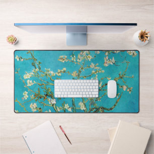 Vincent Van Gogh painting Almond Blossoms Desk Mat