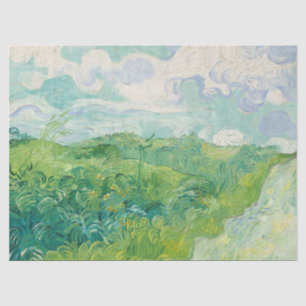 Vincent Van Gogh painting Green wheat field Tissue Paper