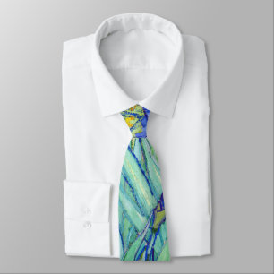 Vincent Van Gogh painting Irises Tie