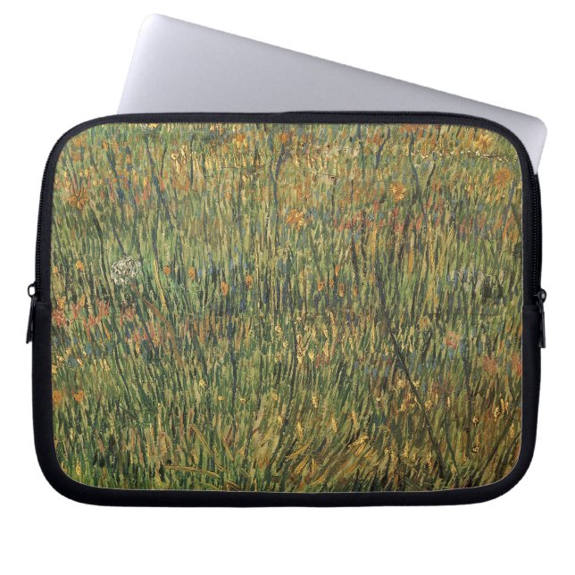 Vincent van Gogh - Pasture in Bloom Laptop Sleeve (Front)