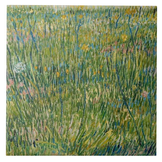 Vincent van Gogh - Patch of Grass Tile (Front)