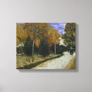 Vincent van Gogh Path in the Park at Arles, 1888 Canvas Print
