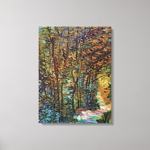 Vincent Van Gogh - Path In The Woods Fine Art Canvas Print