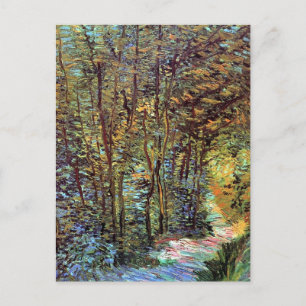 Vincent Van Gogh - Path In The Woods Fine Art Postcard