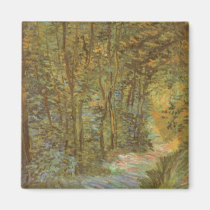 Vincent van Gogh - Path in the Woods Magnet