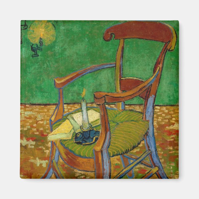 Vincent van Gogh - Paul Gauguin's Armchair Magnet (Front)