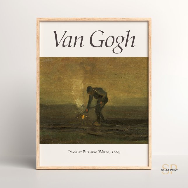 Vincent van Gogh Peasant Burning Weeds Art Print (Creator Uploaded)