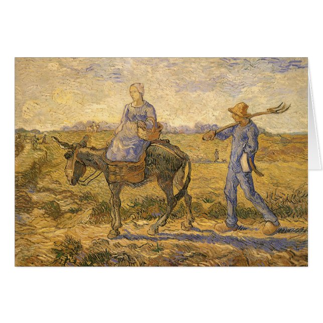 Vincent van Gogh - Peasant Couple Going to Work (Front Horizontal)