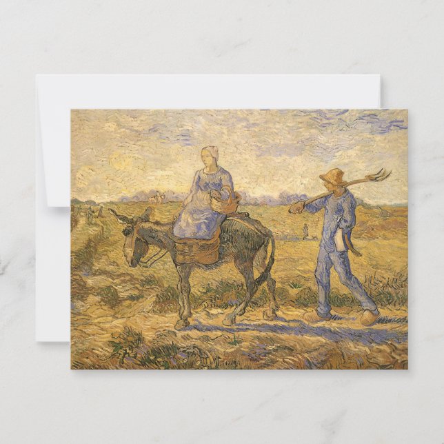 Vincent van Gogh - Peasant Couple Going to Work (Front)