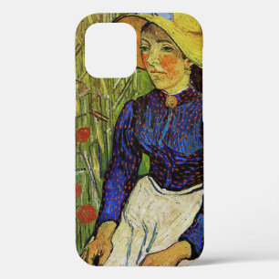 Vincent van Gogh - Peasant Girl in Straw Hat iPhone 12 Case