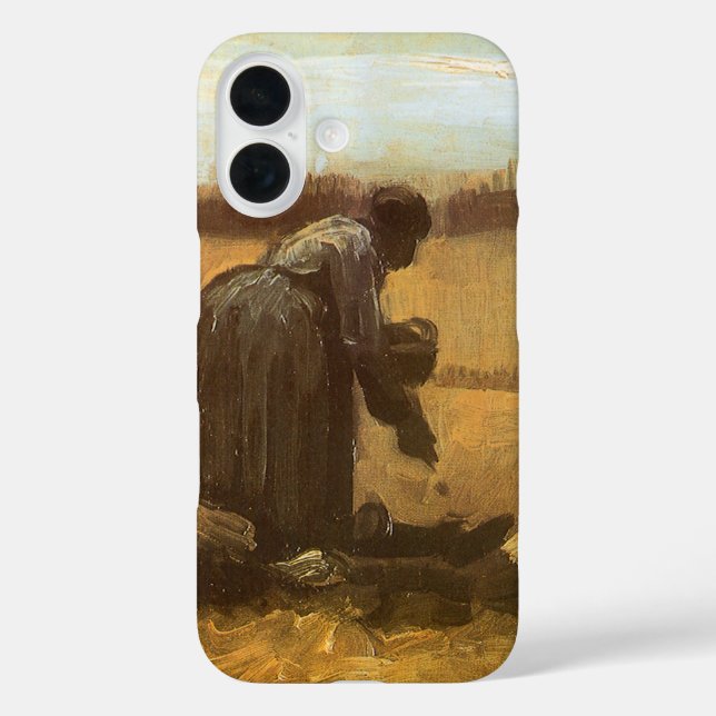 Vincent van Gogh - Peasants Planting Potatoes Case-Mate iPhone Case (Back)