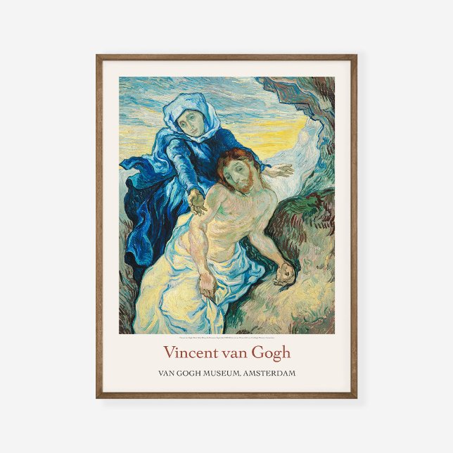 Vincent Van Gogh Pietà Pieta 1889 Art Exhibit Poster (Creator Uploaded)