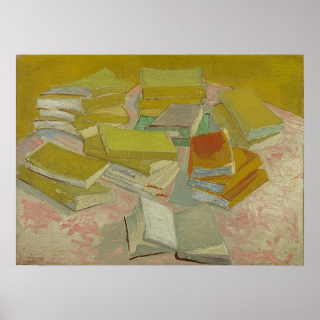 Vincent van Gogh - Piles of French novels Poster (Front)
