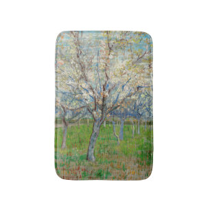 Vincent van Gogh - Pink Orchard Bath Mat