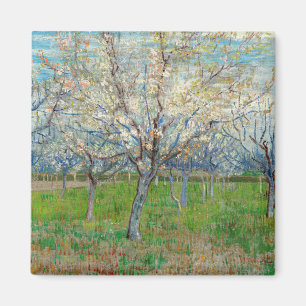 Vincent van Gogh - Pink Orchard Magnet