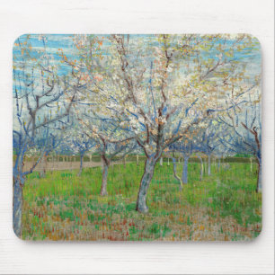 Vincent van Gogh - Pink Orchard Mouse Mat