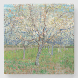 Vincent van Gogh - Pink Orchard Stone Coaster