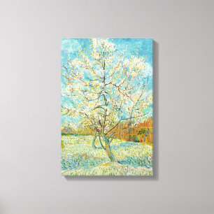 Vincent van Gogh - Pink Peach Tree in Blossom Canvas Print