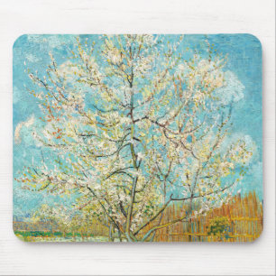 Vincent van Gogh - Pink Peach Tree in Blossom Mouse Mat