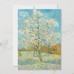 Vincent van Gogh - Pink Peach Tree in Blossom Thank You Card