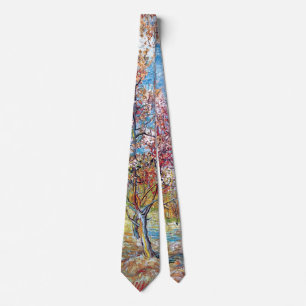 Vincent Van Gogh - Pink Peach Trees Tie