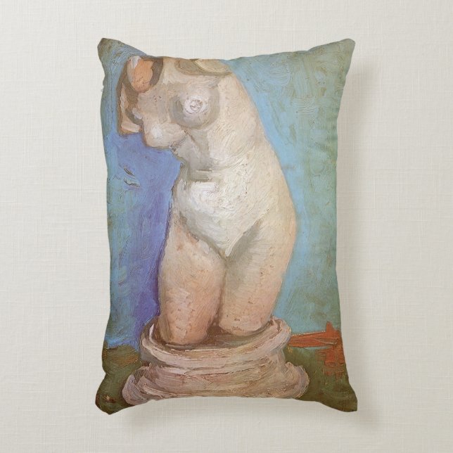 Vincent van Gogh - Plaster Statuette Female Torso Decorative Cushion (Front(Vertical))