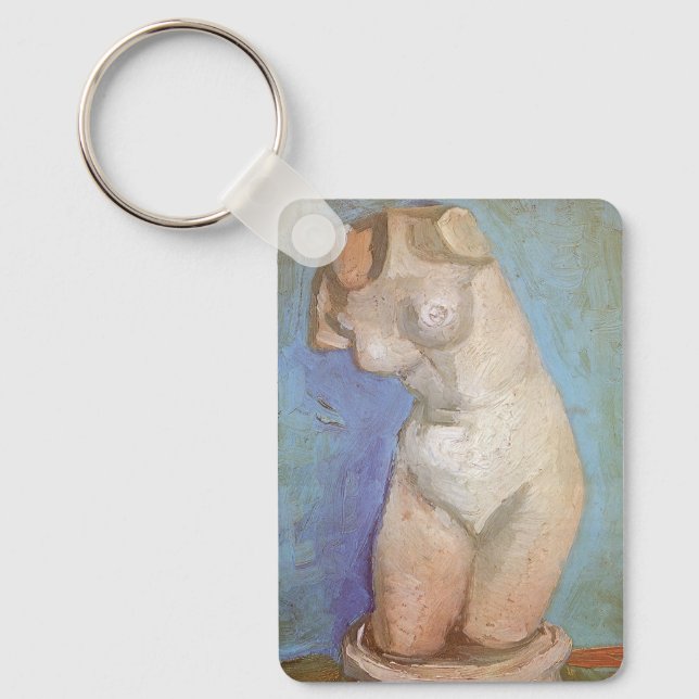 Vincent van Gogh - Plaster Statuette Female Torso Key Ring (Front)