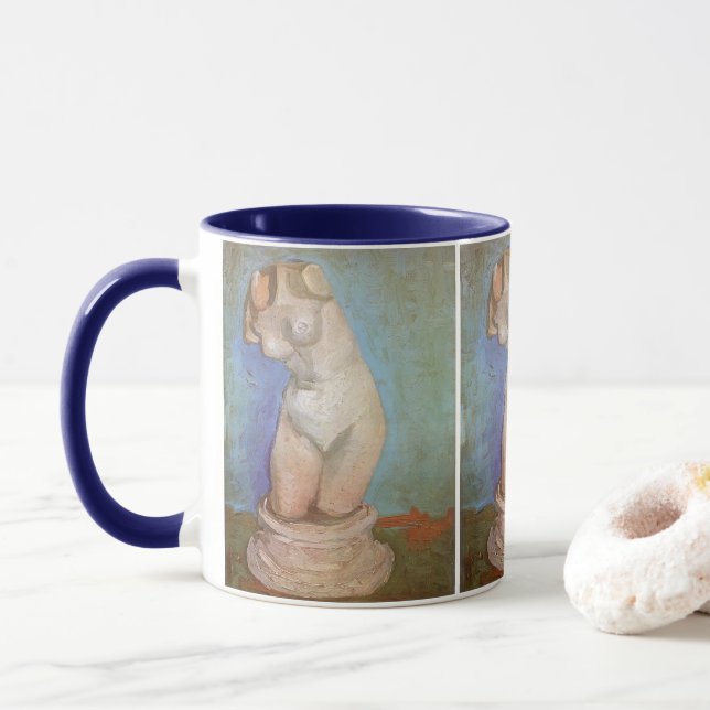 Vincent van Gogh - Plaster Statuette Female Torso Mug (With Donut)