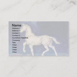 Vincent Van Gogh - Plaster Statuette Of A Horse Business Card