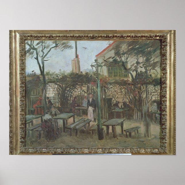 Vincent van Gogh | Pleasure Gardens at Montmartre Poster (Front)