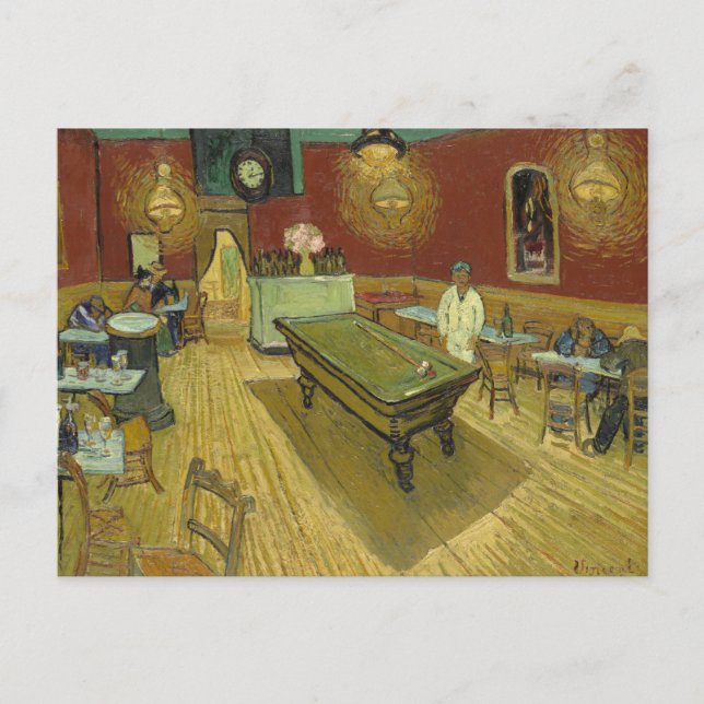 Vincent Van Gogh -  Pool Hall Postcard (Front)