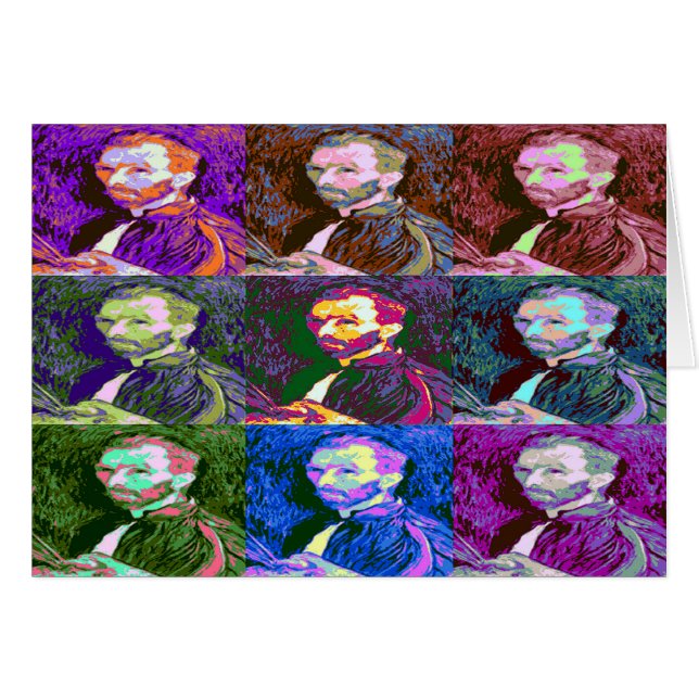 Vincent van Gogh Pop Art (Front Horizontal)