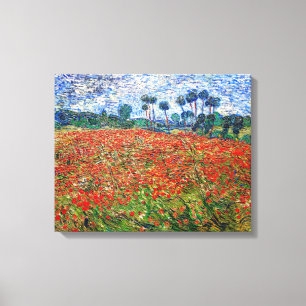 Vincent van Gogh - Poppy Field Canvas Print