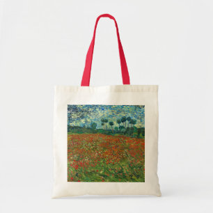 Vincent Van Gogh Poppy Field Floral Vintage Art Tote Bag