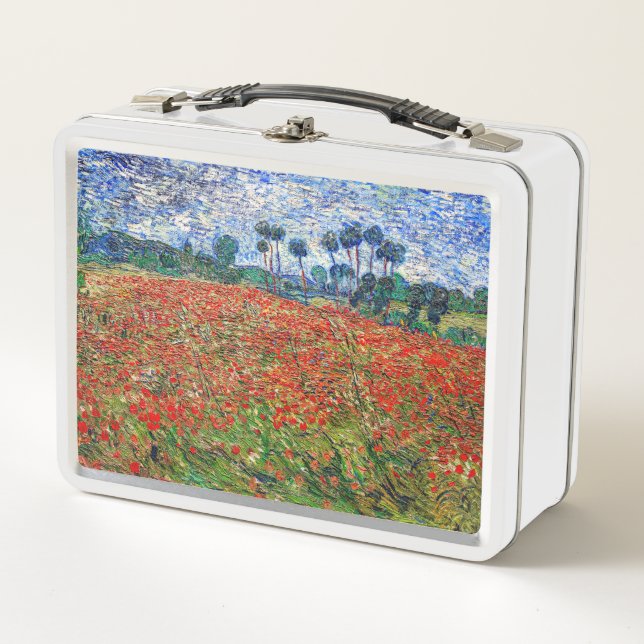 Vincent van Gogh - Poppy Field Metal Lunch Box (Front)