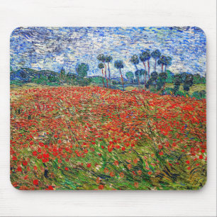 Vincent van Gogh - Poppy Field Mouse Mat