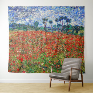 Vincent van Gogh - Poppy Field Tapestry