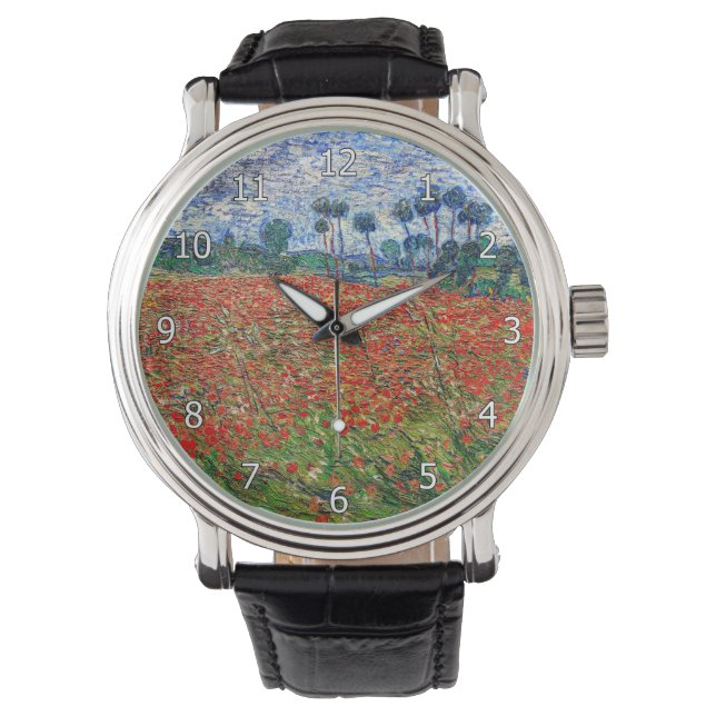 Vincent van Gogh - Poppy Field Watch (Front)