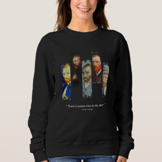 Vincent Van Gogh portrait and qoute Sweatshirt