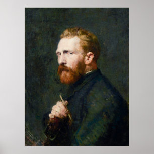 Vincent van Gogh Portrait by John Peter Russell Poster