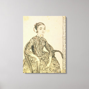Vincent van Gogh Portrait of a Young Girl, 1888 Canvas Print